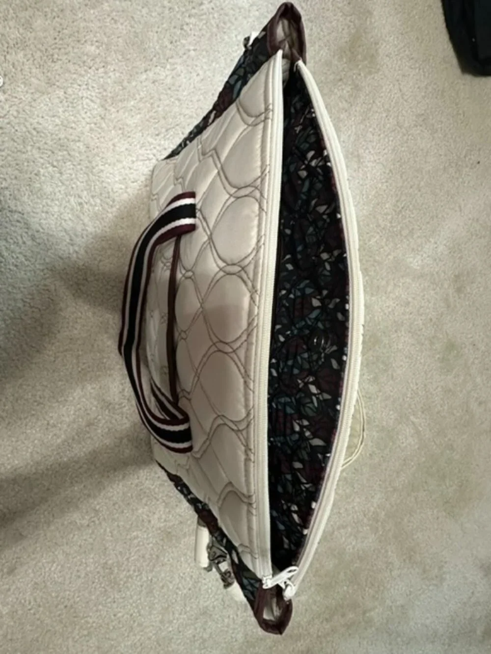 Cinda B Laptop Tote Bag & Matching Padfolio in Autumn Night Print